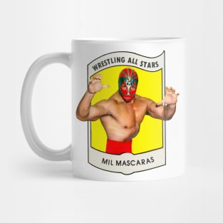 Mil Mascaras 1982 Wrestling All Stars Mug